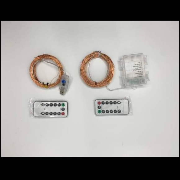 2 copper usb fairy lights - Picture 5 of 13